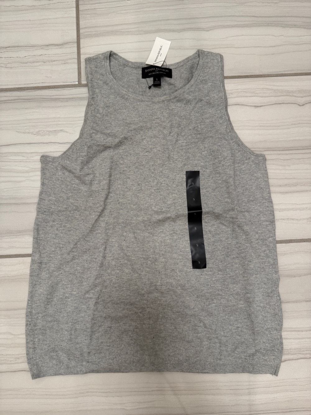 Banana Republic Light Gray Sweater Tank